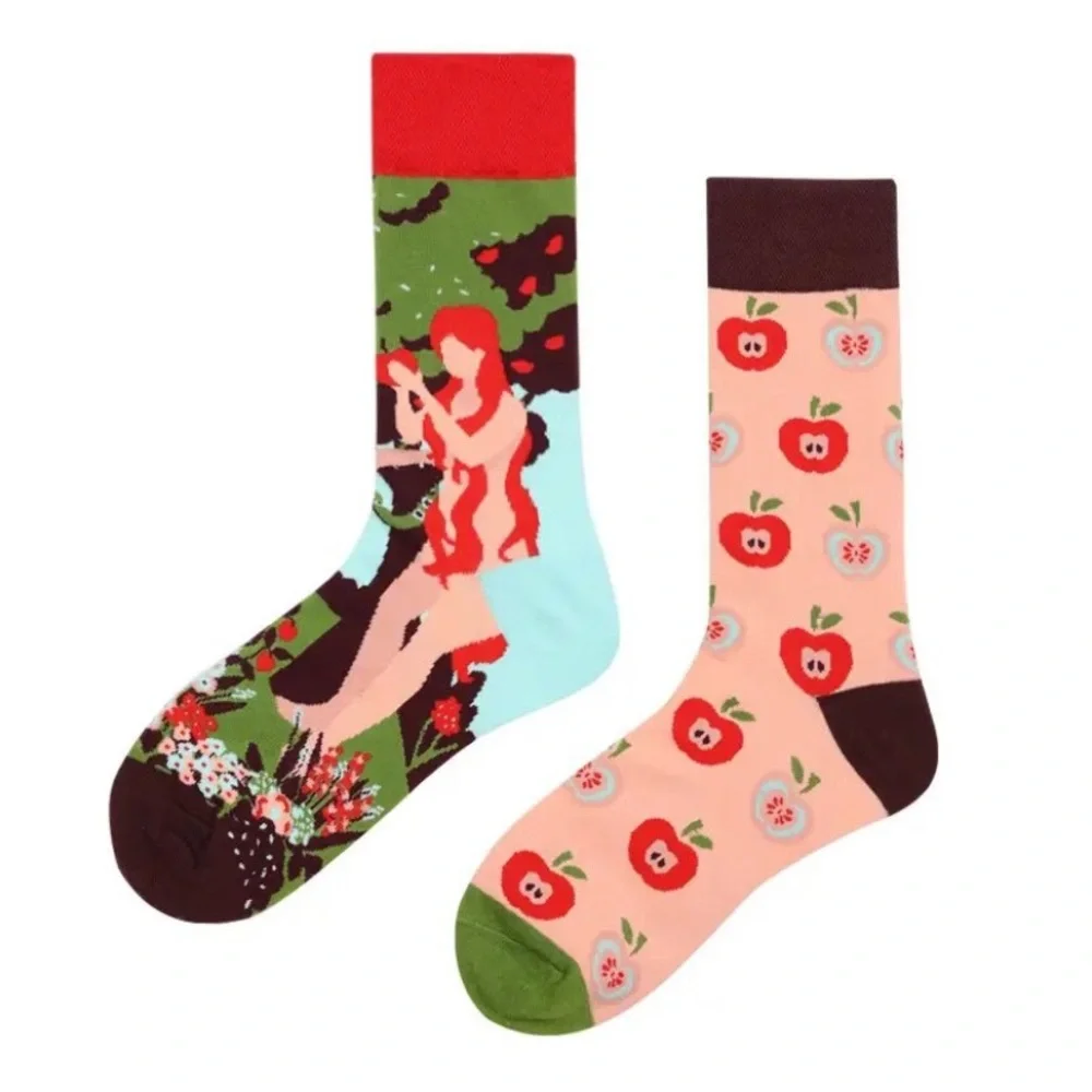1-5pairs Happy Easter Gift Socks